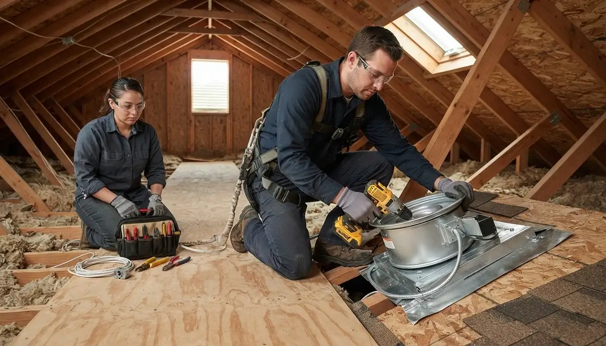 Attic fan installation and electrical upgrades for Green Bay, WI homes | On Call Electrical
