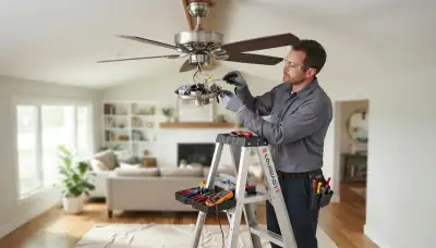 Ceiling fan repair service in Green Bay, WI by On Call Electrical