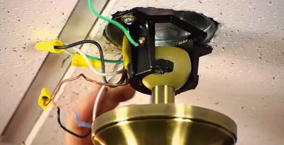 Ceiling fan wiring repair and electrical connection service in Green Bay, WI