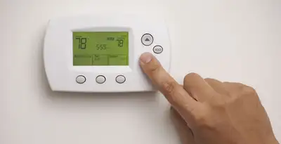 Digital thermostat installation with precise temperature programming in Green Bay, WI