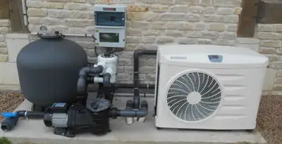 electric heater installation services with connected outdoor heating system equipment in Green Bay, WI