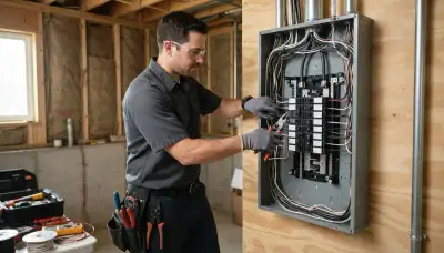 Electrical panel upgrade service for a Green Bay, WI home