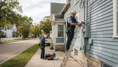 Electrician services in Green Bay, WI by Buskirk Restoration electricians