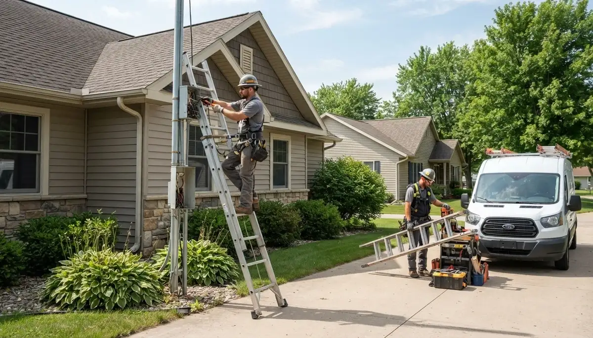Electrician services in Green Bay, WI by professional electrical contractors