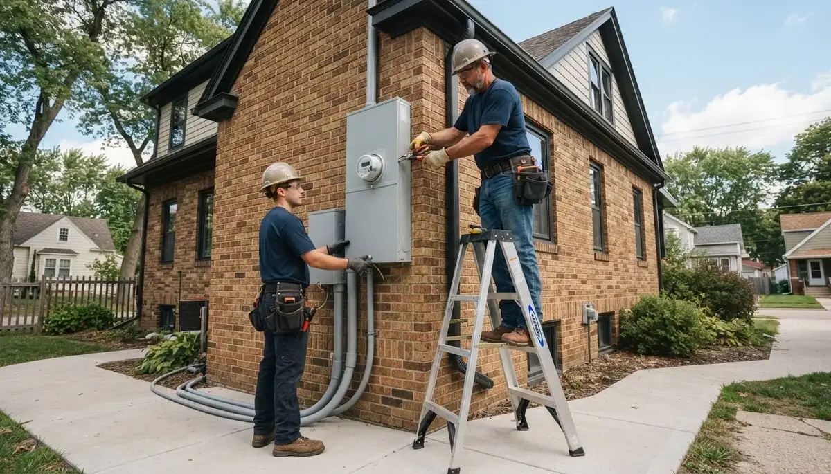 Electrician services in Green Bay, WI by Buskirk Restoration
