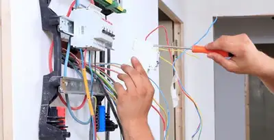electrician services performing residential electrical panel wiring in Green Bay, WI