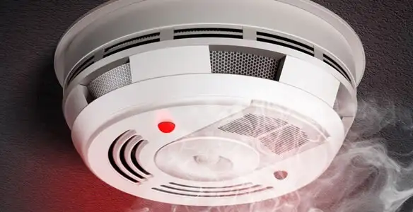 Installed smoke detector providing reliable fire detection in Green Bay, WI
