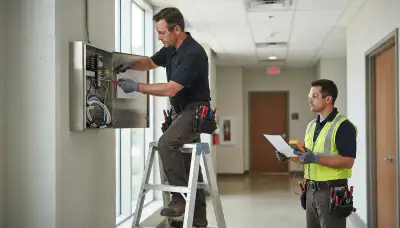 Intercom system installation for a Green Bay, WI home by local electricians