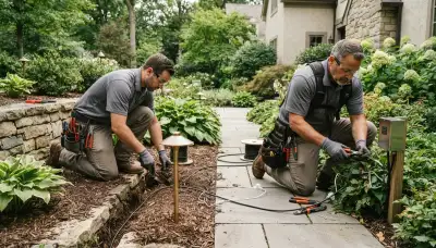 Landscape lighting installation and repair for Green Bay, WI homes by professional electricians