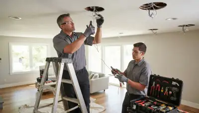 Recessed lighting installation service for Green Bay, WI homes by local electricians