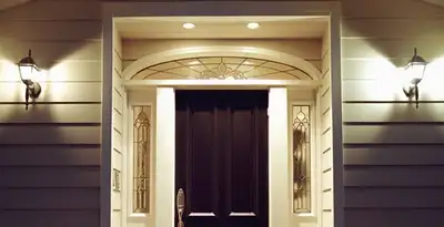 security light installation services with professionally installed entryway lighting in Green Bay, WI