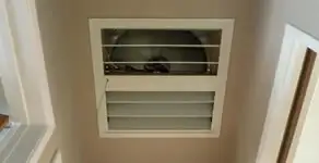 whole house fan installation services with ceiling-mounted ventilation system in Green Bay, WI